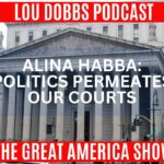 Lou Dobbs Instagram - Trump Attorney Alina Habba says The President's legal battles are Constitutionally solid. The problem they have along all fronts is that politics has permeated our judicial system and there’s no cure for that right now. Join us on #TheGreatAmericaShow at http://bit.ly/3RdQhUc!
