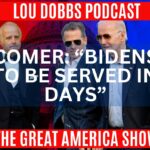 Lou Dobbs Instagram - House Oversight Chairman James Comer says he already made the case against Joe Biden long before they found the last two checks issued to the President. Now they have direct evidence that Joe benefited financially from his family operations. Join us on #TheGreatAmericaShow -- LINK IN BIO!