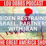 Lou Dobbs Instagram - Lee Smith says the Biden Administration is deploying military assets, both carrier groups and now advisors. This is not to help Israel but to restrain Israel from striking Hezbollah to the north. Join us today on #TheGreatAmericaShow -- LINK IN BIO!
