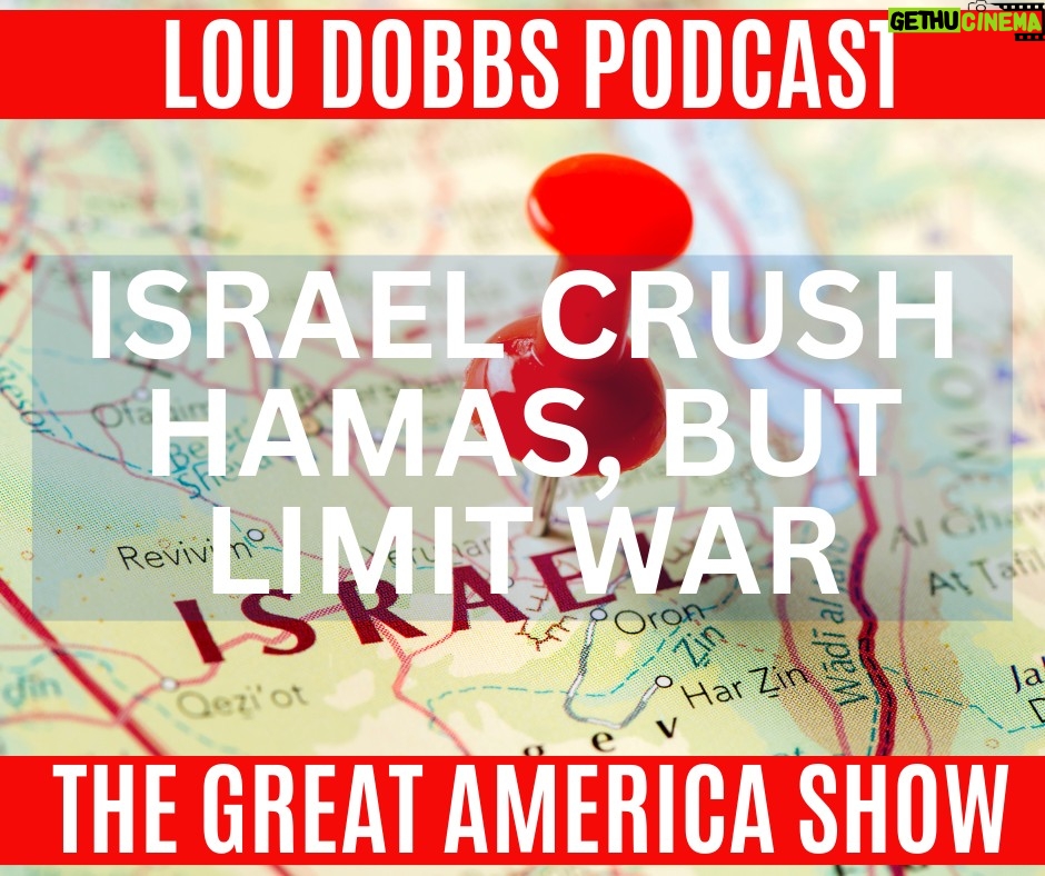 Lou Dobbs Instagram - Col. Doug Macgregor says U.S. should be concerned that the Israelis execute this mission to their satisfaction while at the same time preventing this from becoming a wider war because we limited resources to help. Join us today on #TheGreatAmericaShow -- LINK IN BIO!