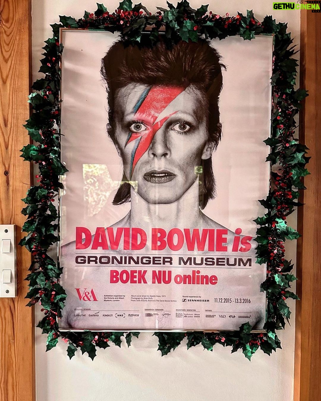 Louise Brealey Instagram - I went to Holland to see this, having missed it at the V&A. Did you see the sky in London yesterday? It looked like one of those mattes they used to use before the movies got small. The city shot on a backlot at Pinewood. Mum would approve of the tinsel.
