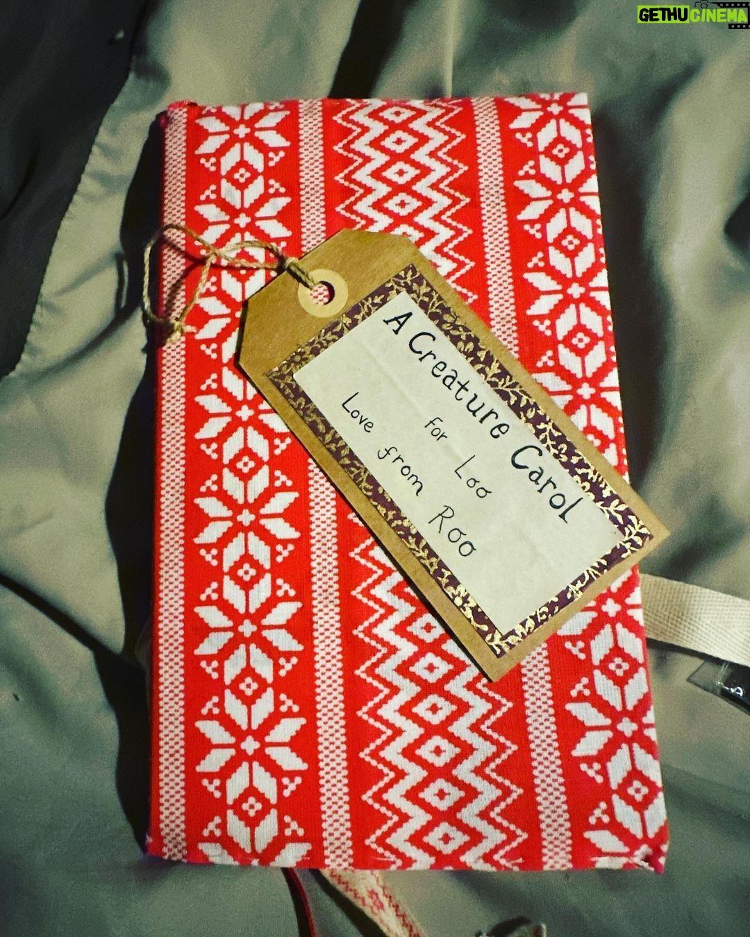 Louise Brealey Instagram - Christmas 2023. You used to shout like Noddy Holder up the stairs. It’s Chriiiiiiiistmas! And at the end of the day you’d boil up a vat of turkey broth because it was my favourite. Last Christmas was sharp and strange and brittle and this, the second without you, was more slowly sad. An ache. Ah mum, I miss you. My dear friend @rooboyd made me A Creature Carol, which I have opened just now before I go to bed. It is made of love and so is she. Goodnight, I hope you felt loved today.