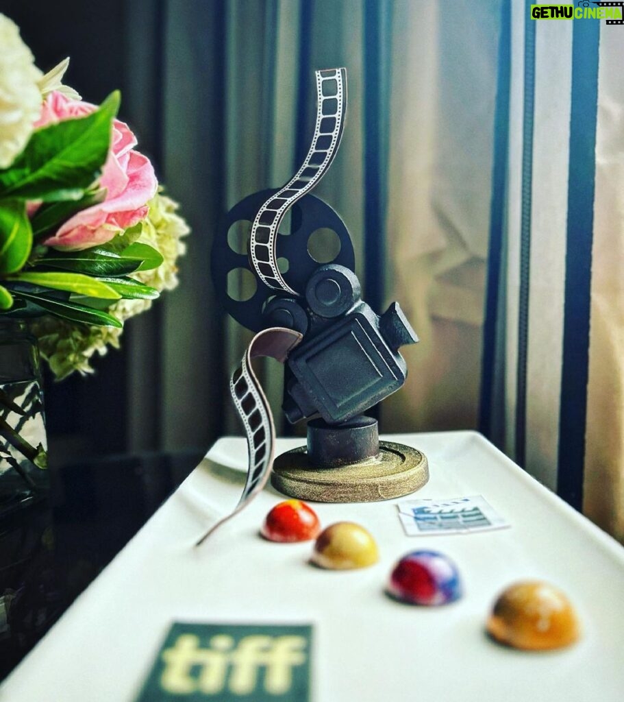 Louise Brealey Instagram - Today we show Chuck Chuck Baby to the big wide world. Gulp. Squawk. Argh. This amazing chocolate film projector was in my room. Absolutely incredible. Thank you so so much #tiff #fairmontroyalyork thank you with my whole heart, @janismpugh #tiff #chuckchuckbaby #upthewimmin