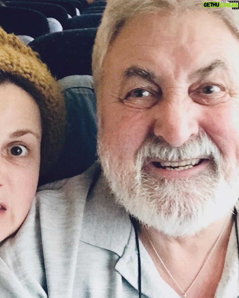 Louise Brealey Instagram - Dad. You drive me bats and I couldn’t love you more. Mum would be so proud of how brave you’ve been, not just for putting one old trotter in front of the other, for volunteering at the railway museum, for planting pots of new geraniums to replace hers that were lost in the cold - but also for talking, for telling me sometimes how sad you feel, how hard every day is without her. I love you, Daddy-O. xxxxxxx