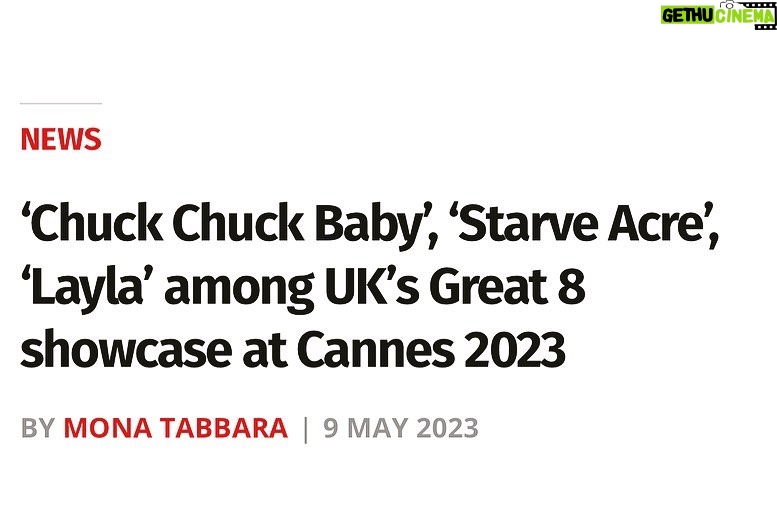 Louise Brealey Instagram - SELF-PUBLICITY KLAXON! Chuck Chuck Baby’s journey has begun. We are very excited to be a part of the Cannes Great Eight, a showcase of the very best British films this year. (Aftersun was on last year!) What a thrill. I’ll be up in Liverpool filming an outrageously bleak new comedy so I can’t get my glad rags on and join them in Cannes but I will be ordering fish soup with a floating cheesy crouton and a bottle of Rosé for auld lang syne. (I spent my twenties commando rolling under tent flaps into VIP sections of Cannes parties as a film journalist.) It makes me very bloody happy to think that our joyful film full of heart and songs will be playing there. 💙