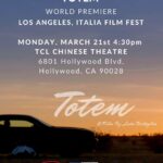 Luca Tartaglia Instagram - I’m happy to share that my short TOTEM has been selected to premiere at the TCL Chinese Theatre in occasion of the @losangelesitalia film festival. Thanks to @pascalvicedomini, founder and producer of the festival, and his team. Monday, March 21st 4:30pm. Save the date. DM if you’d like to attend. #totem #totemshortfilm #tclchinesetheatre #losangelesitalia #losangelesitaliafilmfestival #hollywood Hollywood