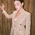 Lucy Hale Instagram - tonight for @netaporter 🤎 Photos: @kristenjanwong @mollyddickson @kaleteter @ericka_verrett