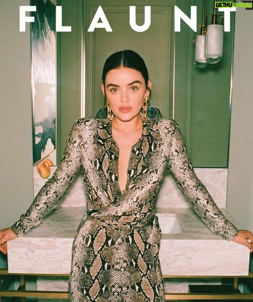 Lucy Hale Instagram - Thank you @flauntmagazine & to this amazing team for a fun day in LA 🤍 issue 191, Fresh Cuts Photographed by: @InstaMaxMonty Styled by: @ChristianStroble wearing @DVF Written by: @4nnle Hair: @RyanRichman Makeup: @Kdeenihan Flaunt Film: @MynxiiWhite Special thanks: @theledecompany #FlauntMagazine #FreshCuts