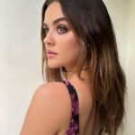 Lucy Hale Instagram – versace and some new moon glam for the @fashiontrustus gala 🖤
Makeup by @kdeenihan 
Hair by @hairbyjohnd 
Styling @erinwalshstyle @versace