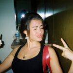 Lucy Hale Instagram - the year was 2006. were you really living if you weren’t posing like this? i wore my true religions with a low slung belt everyday. i loved my tMobile sidekick and Ryan Cabrera. @thisisrozzi going into the archives with these.
