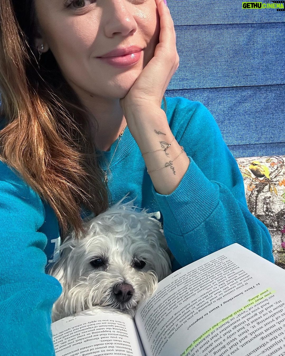 Lucy Hale Instagram - this last month has varied from getting emotional about flowers to getting my phone stolen out of my pocket to cry-laughing over Claire’s 3 min voice memos to a mild emotional breakdown to reading books about the Art of Allowing and so on …character building 😂🫶🏻