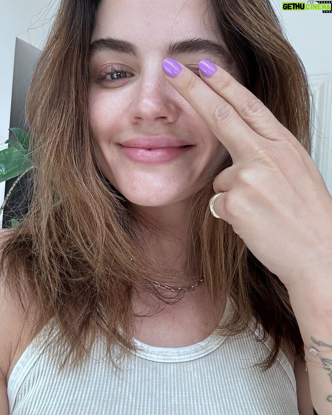 Lucy Hale Instagram - purple is really showing it’s true colors