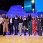 Lucy Hale Instagram - An honor to attend and speak at the @oneyoungworld summit. Thank you for having me and allowing a safe space to share my story. I am truly inspired and in awe of the people in this photo. They are actively making the world a more accepting, loving, and kind place by being advocates within the mental health space. There is strength in being exactly who we are ♥️ Belfast, Ireland