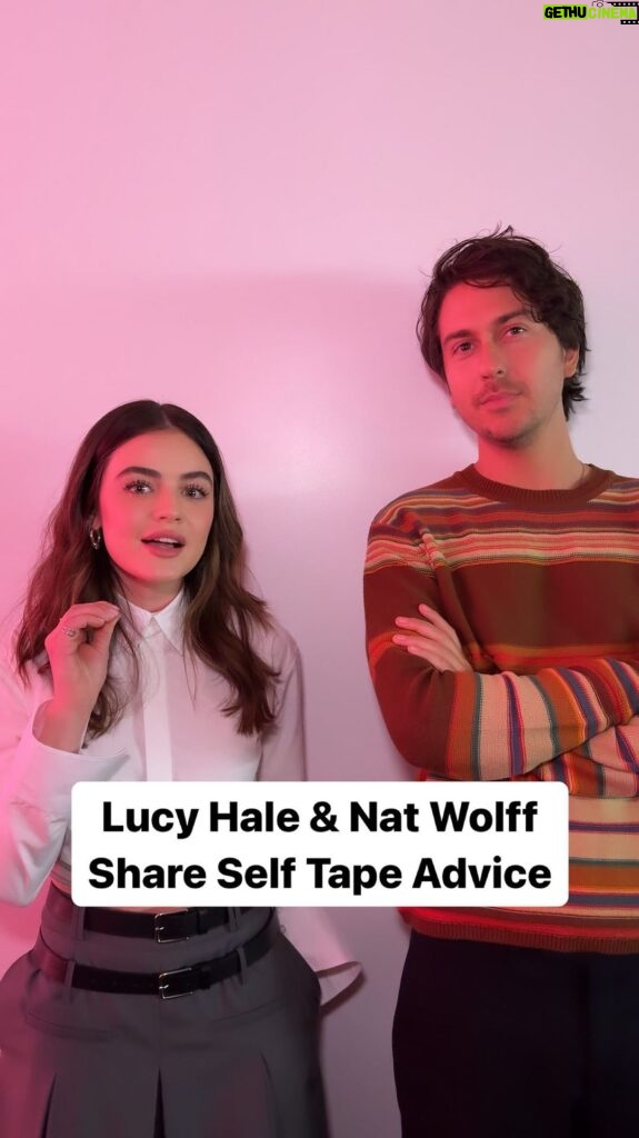 Lucy Hale Instagram - “They usually make their decision based on stuff that you can’t control. So I would say use it as an excuse to perform and get better. Use it as a time to practice.” @LucyHale and @natandalex shared these useful self tape and audition tips with their fellow @sagaftra artists backstage at the Foundation. Subscribe to our YouTube channel so you don’t miss their ‘Which Brings Me To You’ Q&A coming soon. #acting #actorslife #actingtips