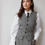 Lucy Hale Instagram - giving my best @diane_keaton for todays @hollywoodreporter Women in Entertainment breakfast in @dior 🖤 📷: @claireleahy @mollyddickson @fionastiles @hairbyjohnd