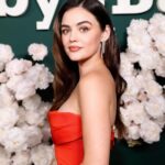 Lucy Hale Instagram - last night at the brilliant @baby2baby gala where they raised 11.8 million dollars for children in poverty. @salmahayek gave a speech that I’ll never forget stating that “all children are our children”. An inspiring room full of generosity! Thank you @moniquelhuillier for having me ♥️ @cibellelevi 📷 @mollyddickson @kdeenihan @kristin_ess @jenna_filingeri