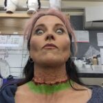 Lucy Lawless Instagram - Ruby loses her head! @ashvsevildead @STARZ #OUCH