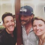 Lucy Lawless Instagram - I was out with my buddy, @ericvetro1 and who do we run into but #timomundson !! I love it when I come to anther city and find so many old and dear friends.