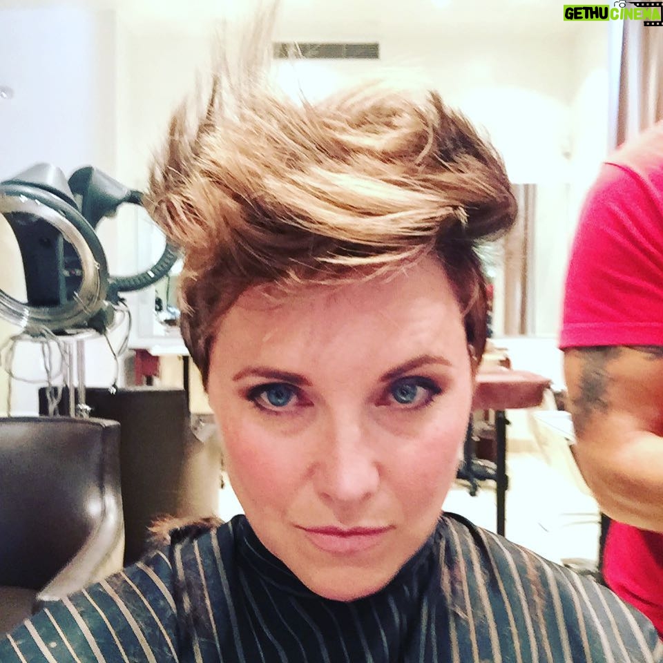 Lucy Lawless Instagram - Craig!! What did you do?!!! I said just a trim.