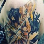 Lucy Lawless Instagram - A new #xena tattoo @ozcomiccon Xena&Gabrielle fighting over what -who does the dishes? This girl was 20. The audience for Xena gets ever younger. Amazing.