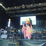 Lucy Lawless Instagram - Last rehearsal for Carmina Burana at #Odeonsplatz #München flying the @variousvoices2018 flag with pride. Locals joining for a singalong. All welcome. Alle #willkommen #carminaburana