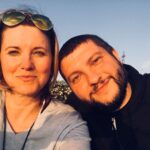 Lucy Lawless Instagram - Me & Kento before I met Mamma’s risotto. Then, a delicious food coma for about three hours. Dreaming of the #RC #goodfolk #noBSitalia