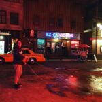 Lucy Lawless Instagram - Love seeing our producer, Charlie, hosing down our NY street before the punters arrive at @pleasuredomethemusical Opens Thursday!!! #LetMeTakeYouThere