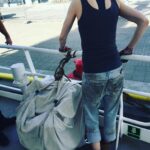 Lucy Lawless Instagram - Sini docking at Tromsø. The coolest chicks are the dirtiest. Check out the working trousers. Sini is a legend in the @greenpeace firmament. Heart of gold, indefatigable- proves that Vegans are real workhorses!