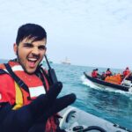 Lucy Lawless Instagram - Alejandro, the youngest member of our crew @ArcticSunrise from Spain. Helps me with Spanish messages. Thanks, bro!