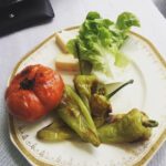 Lucy Lawless Instagram - Watch out! She's Cooking again. Oslo peppers (Turkish?), amazing to grill! Plus a Barolo red. Makes a Monday very special!
