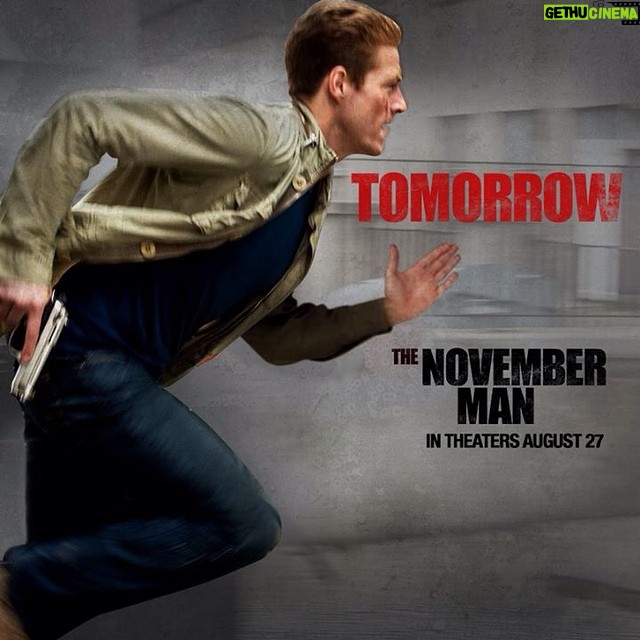 Luke Bracey Instagram - No rules, no trust, no holds barred. One more day until #TheNovemberMan is in theaters!