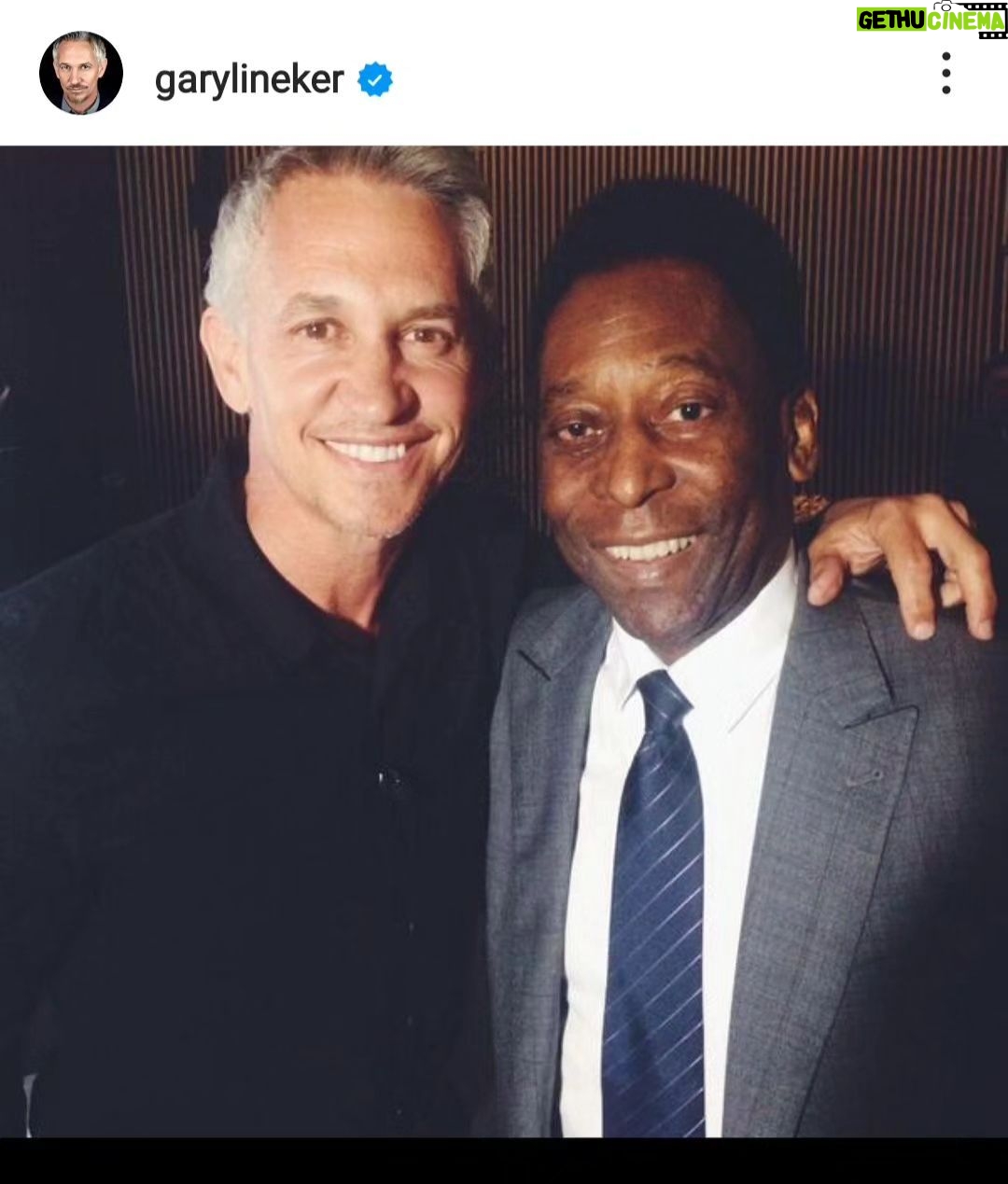 Mário Marra Instagram - Fui lá no perfil do @garylineker e peguei uma foto simbólica. Fui com a intenção de fazer uma homenagem a ele, que foi grande em campo, tem sido muito grande na função que exerce atualmente e como cidadão.