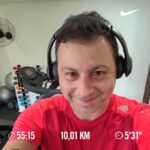 Mário Marra Instagram – O que fazer na sua manhã de folga?
Correr 10 km é das coisas que mais mexem comigo. 
Altera meu dia, meu sorriso, meu caminhar (vou mancar mais um pouco) e minha motivação.