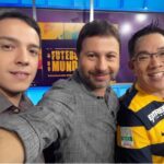 Mário Marra Instagram - O #tbt de hoje é um registro da saudade de estar junto de caras como eles. O Tseng, ele sabe disso, era visto por mim e pelo Danilo desde que meu filho nasceu e é muito legal saber que ele está por perto e que é um amigo presente. O Rafa é um cara incrível. Craque e companheiro de muitos papos, sonhos e litros. Já sofri com ele em alguns momentos duros que vão de um hospital até a mensagem de sua saída da tv. Tudo passou. Só não passa a vontade de estar de novo com eles e de rirmos um da cara do outro.