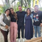 Mário Marra Instagram - Tarde boa. Muito boa. Ótimos papos com amigos e ainda poder ver o sucesso da @luanamaluf no @lupibar.