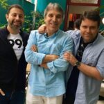 Mário Marra Instagram - Um #tbt de uma lembrança ótima. Eu, @oscar.ulisses e @rr_tv nos víamos de vez em quando para fazer uma live, mas a live era apenas um pretexto para rirmos um da cara do outro.