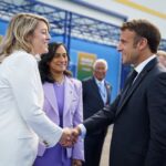 Mélanie Joly Instagram - Un plaisir de vous revoir @emmanuelmacron 🇨🇦🇫🇷 A pleasure @emmanuelmacron Vilnius, Lithuania