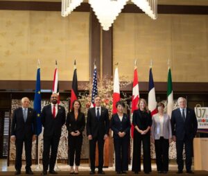 Mélanie Joly Instagram - The G7 is united. United in our condemnation of Hamas’ terror attacks on Israel, our support of humanitarian pauses in Gaza, our support for Ukraine, and our work to promote a free and open Indo-Pacific.
—
Le G7 est uni. Unis dans notre condamnation des attaques terroristes du Hamas contre Israël, dans notre soutien aux pauses humanitaires à Gaza, dans notre soutien à l'Ukraine et dans notre travail de promotion d'un Indo-Pacifique libre et ouvert.