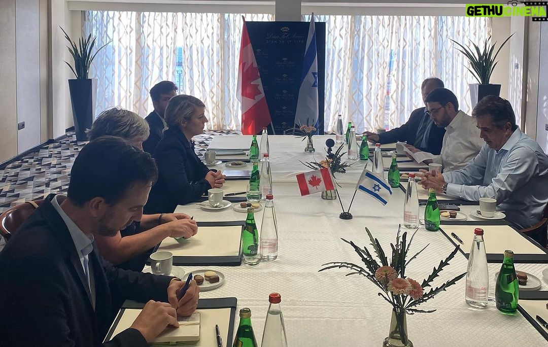 Mélanie Joly Instagram - I was in Israel to discuss the impacts of Hamas' terrorist attack, one of the most deadly the country has ever seen. I reiterated our support for Israel's right to self-defence while ensuring Palestinian civilians are protected with access to humanitarian aid in Gaza. J’étais en Israël pour discuter l’impact de l'attaque terroriste du Hamas contre Israël, l'une des plus meurtrières que le pays ait jamais connues. J'ai réitéré que le Canada soutient pleinement le droit d’Israël à se défendre conformément au droit international, tout en veillant à ce que les civils palestiniens en Gaza soient protégés et auront accès à l'aide humanitaire. Tel Aviv, Israel
