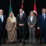 Mélanie Joly Instagram - I welcomed my counterparts from Saudi Arabia, Türkiye, and the Palestinian Authority to Canada for an important discussion on the humanitarian crisis in Gaza and the path towards lasting peace in the Middle East, with a Palestinian state living side-by-side with Israel. J’ai accueilli mes homologues de l’Arabie saoudite, de la Turquie et de l’Autorité palestinienne au Canada pour une discussion importante sur la crise humanitaire à Gaza et la voie vers une paix durable au Moyen-Orient, avec un État palestinien vivant côte à côte avec Israël. Ottawa, Ontario