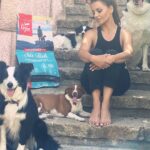 Mónica Cruz Instagram - ¿Que cómo me manejo con todos ellos?🐕🐕‍🦺🐩🦮 Pues con mucho amor ❤️ Y por supuesto, con @orijen_es #familianumerosaperruna #orijen #nutrecomoloharialanaturaleza #ad