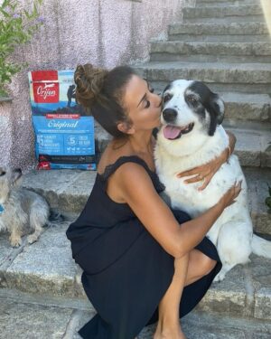 Mónica Cruz Instagram - De vacaciones se está muy bien, pero nada como volver a casa y estar con mi familia de 4 patas ❤️
(aunque ellos, teniendo su comidita de @orijen_es cada día, parece que no me han echado tanto de menos 😅)

#perros #orijen #orijenperros #nutrecomoloharialanaturaleza #ad