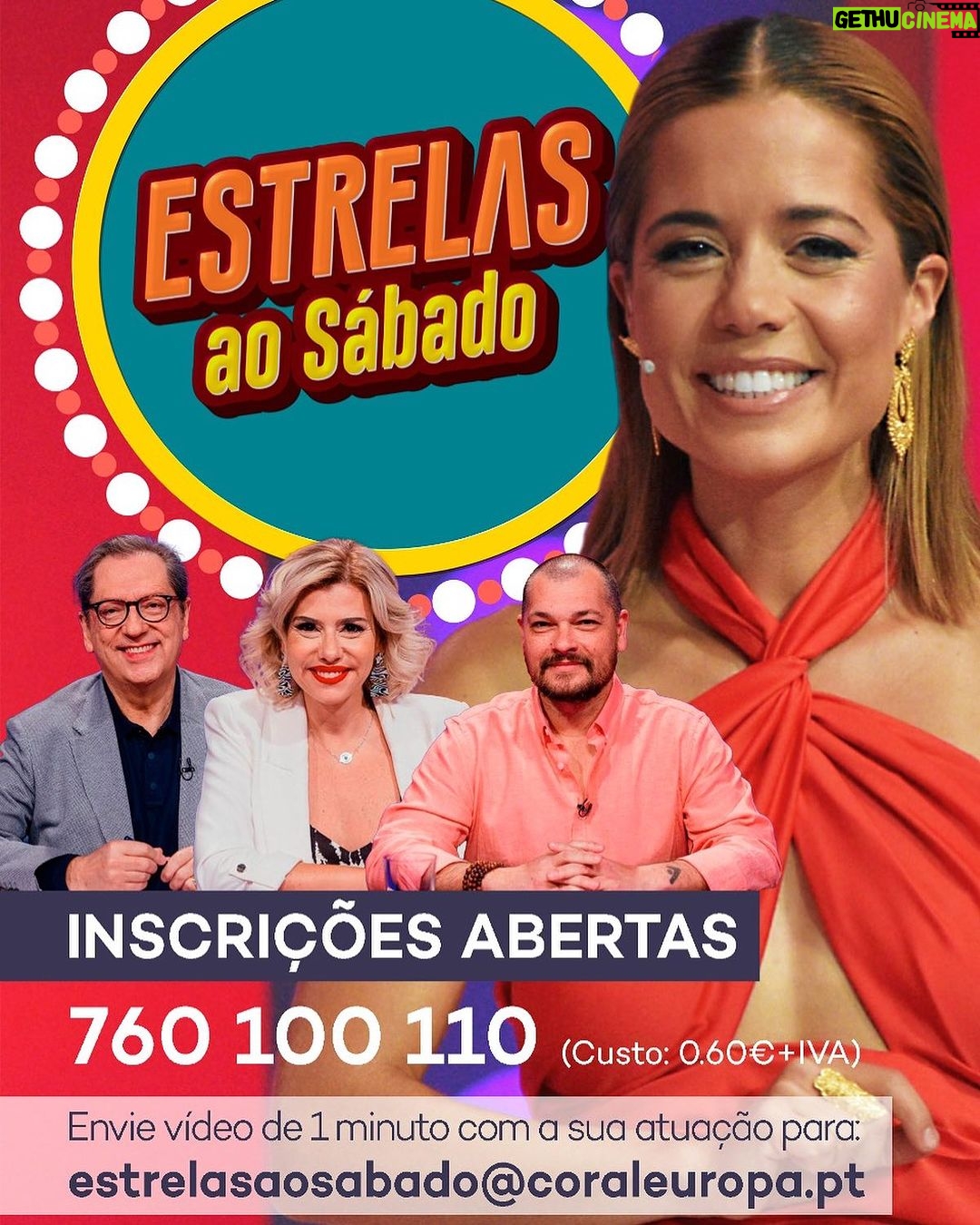 Mónica Sintra Instagram - Estrelas ao Sábado - Nova Temporada! Inscreva-se através do 760 100 110 e envie um vídeo (até 1 min) para o email: estrelasaosabado@coraleuropa.pt Venha participar no maior concurso de musica popular portuguesa 🇵🇹 na @rtppt #rtp #estrelasaosabado #isabelsilva