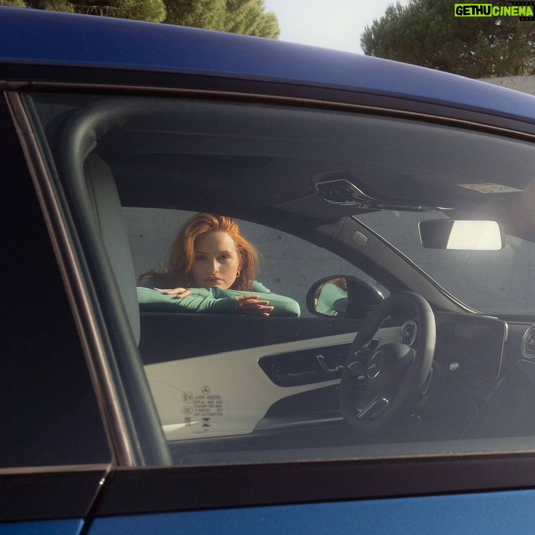 Madelaine Petsch Instagram - New dream car from @mercedesbenz. #MercedesBenz #CLE #Coupe