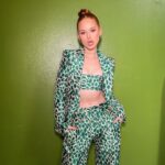 Madelaine Petsch Instagram - jane press day💚
