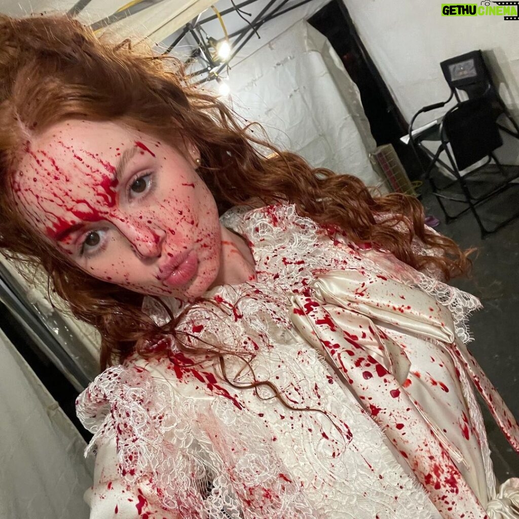 Madelaine Petsch Instagram - in tonight’s episode- 2 people die and 2 people kiss me… watch it or else u might be the 3rd (of which idk)