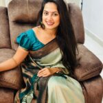 Madhumitha H Instagram - Elegance ✨ Saree- @rs_fashionss_ #traditional #saree #greensaree #loveforsaree #smilemore