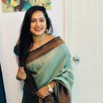 Madhumitha H Instagram - Elegance ✨ Saree- @rs_fashionss_ #traditional #saree #greensaree #loveforsaree #smilemore