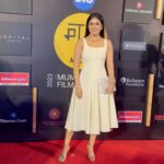 Madhurima Tuli Instagram - Charming diva @madhurimatuli wearing our luxe dress,looking stunning in the peice exclusive designed by @sans09 at an open ceremony of Jio mami @mumbaifilmfestival @nmacc.india 📍Sans Studio, Juhu Tara Road #sans #designerwears #luxestyle #exclusive #celebritystyle