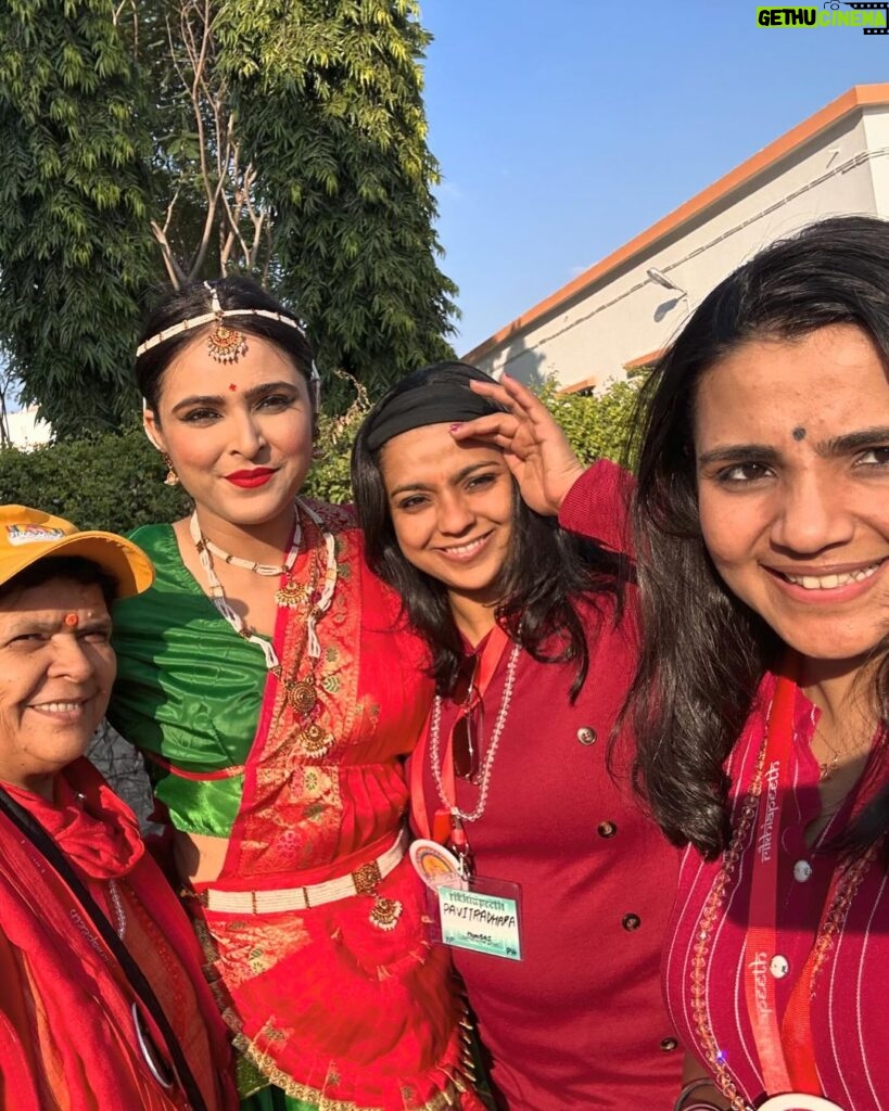 Madhurima Tuli Instagram - Feel truly blessed performing infront of my Guru Swami Niranjan & Swami Satsangi for Swami Satyananda Saraswati’s birth centenary & Yoga Purnima at Rikhiapeet ( Deoghar) Thank you Papa @tulipraveen for giving me this lovely opportunity to perform. Thank you @vijayamountaineer @director_shrikanttuli for supporting me and a big shout out to these 2 lovely ladies on slide 3 who helped me and motivated me. @a_polinar @sayo_artistturnsengineer Thank you #swami Suryaprakash for the hospitality 🙏🏼 And a big Thank you to my choreographer sir for executing it so well. @bariyapraveen Ps - There are no phones allowed in the aashram so couldn’t take a video. But hopefully soon will get and post it #merrychristmas #tandav #dance #passion #love